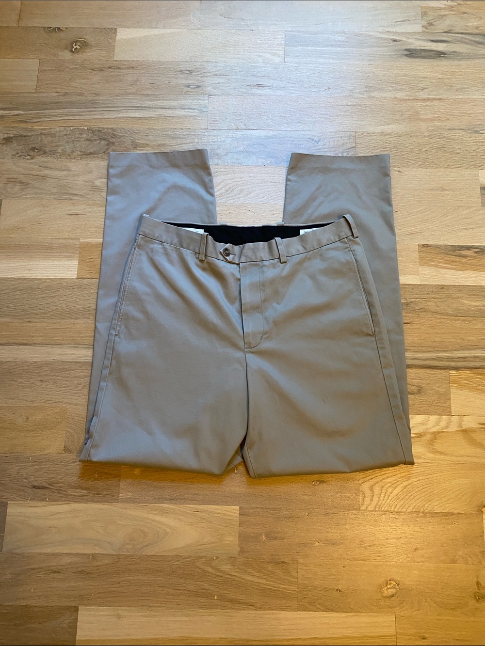 John W. Nordstrom Men's Light Khaki Chino Pants